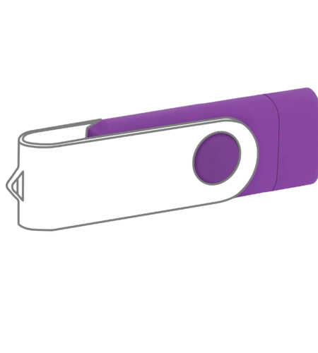 Pamięć USB PD-6 OTG-C P061621U fioletowy / miks kolorów