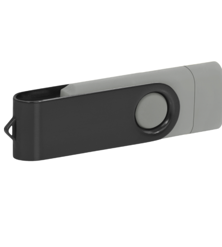 Pamięć USB PD-6 OTG-C P061621U grafitowy / czarny
