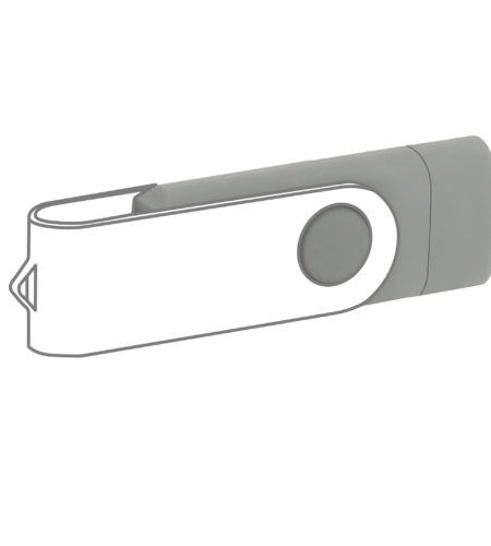 Pamięć USB PD-6 OTG-C P061621U grafitowy / miks kolorów