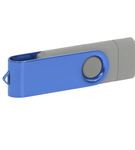 Pamięć USB PD-6 OTG-C P061621U grafitowy / niebieski