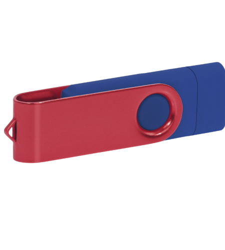 Pamięć USB PD-6 OTG-C P061621U granatowy / czerwony