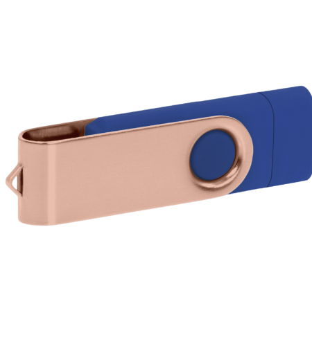 Pamięć USB PD-6 OTG-C P061621U granatowy / rose gold