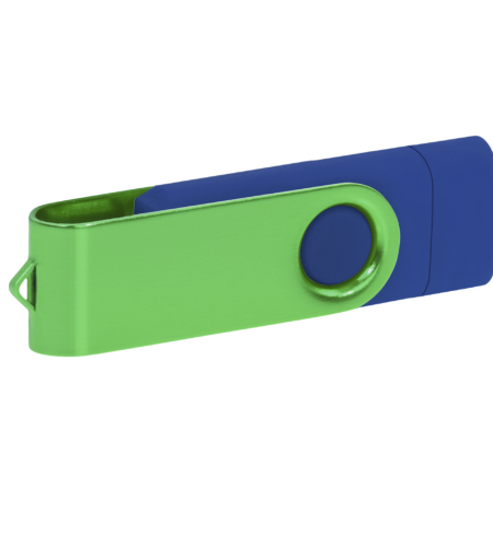 Pamięć USB PD-6 OTG-C P061621U granatowy / zielony