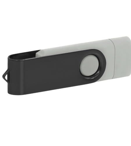 Pamięć USB PD-6 OTG-C P061621U jasnoszary / czarny