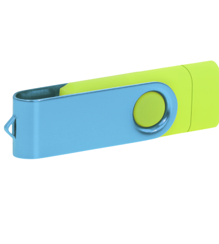 Pamięć USB PD-6 OTG-C P061621U jasnozielony / błękitny