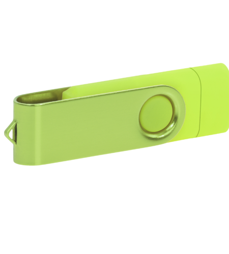 Pamięć USB PD-6 OTG-C P061621U jasnozielony / jasno zielony