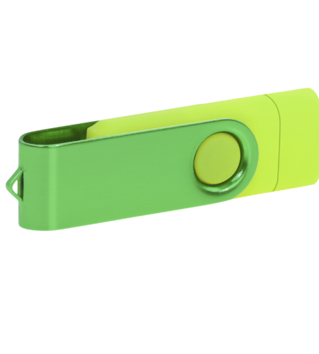 Pamięć USB PD-6 OTG-C P061621U jasnozielony / zielony