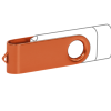 Pamięć USB PD-6 OTG-C P061621U miks kolorów / pomarańczowy
