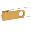 Pamięć USB PD-6 OTG-C P061621U miks kolorów / złoty