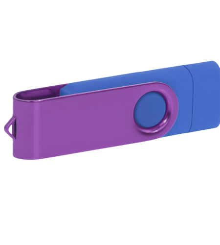 Pamięć USB PD-6 OTG-C P061621U niebieski / fioletowy