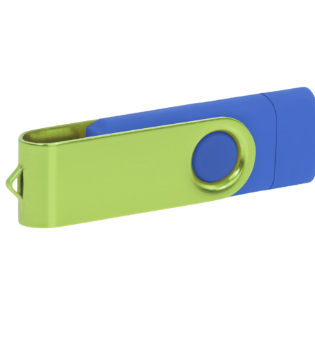 Pamięć USB PD-6 OTG-C P061621U niebieski / jasnozielony