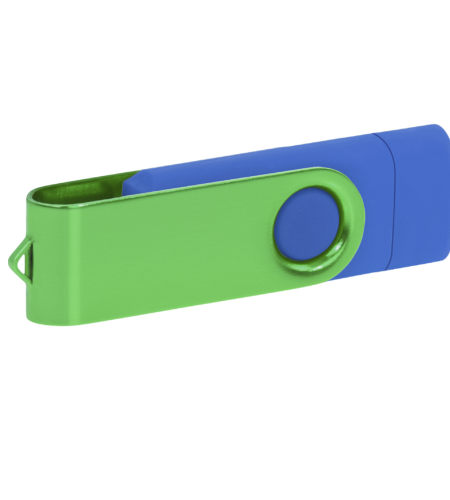 Pamięć USB PD-6 OTG-C P061621U niebieski / zielony
