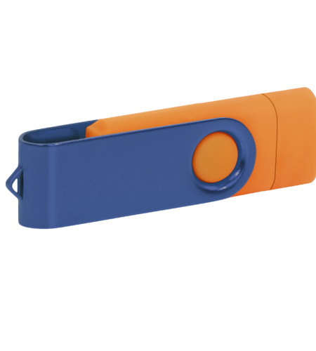 Pamięć USB PD-6 OTG-C P061621U pomarańczowy / granatowy