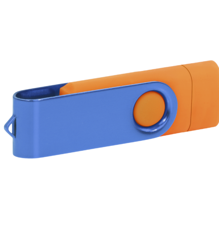 Pamięć USB PD-6 OTG-C P061621U pomarańczowy / niebieski