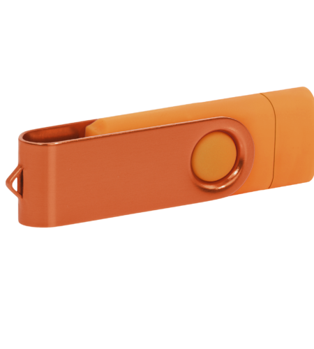 Pamięć USB PD-6 OTG-C P061621U pomarańczowy / pomarańczowy