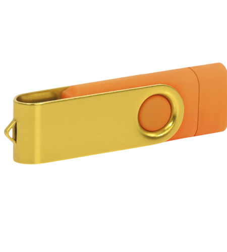 Pamięć USB PD-6 OTG-C P061621U pomarańczowy / żółty