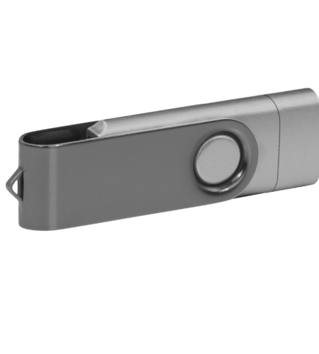 Pamięć USB PD-6 OTG-C P061621U srebrny / grafitowy