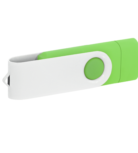 Pamięć USB PD-6 OTG-C P061621U zielony / biały