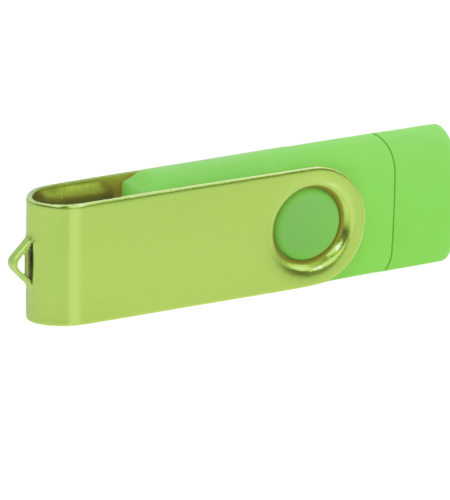 Pamięć USB PD-6 OTG-C P061621U zielony / jasnozielony