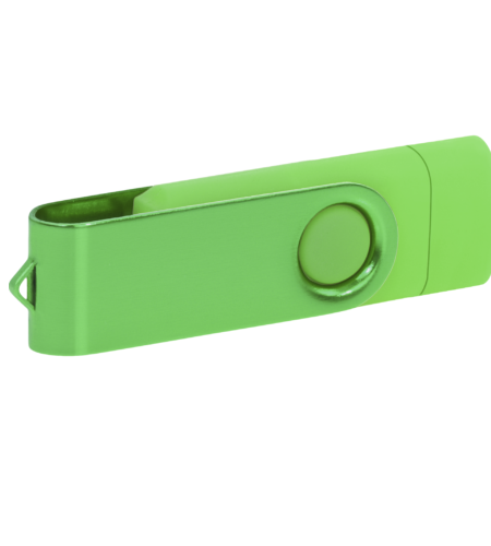 Pamięć USB PD-6 OTG-C P061621U zielony / zielony