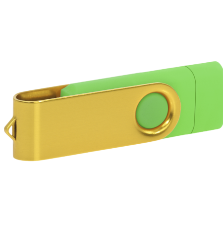 Pamięć USB PD-6 OTG-C P061621U zielony / żółty