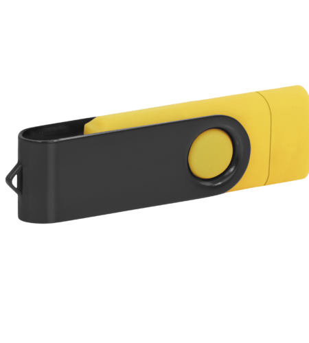 Pamięć USB PD-6 OTG-C P061621U żółty / czarny