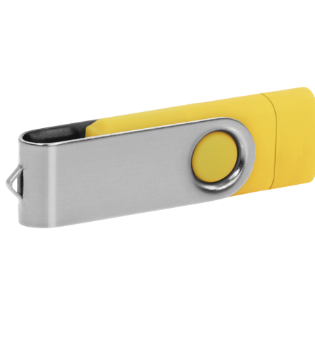 Pamięć USB PD-6 OTG-C P061621U żółty / srebrny