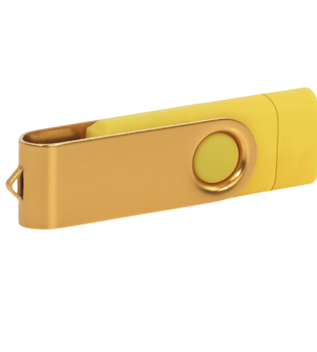 Pamięć USB PD-6 OTG-C P061621U żółty / złoty