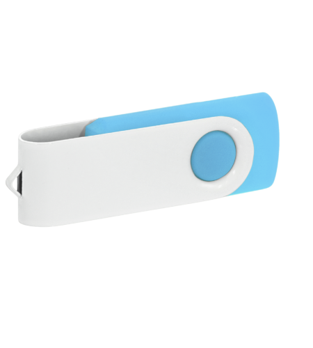 Pamięć USB PD-6 P056963U błękitny / biały Pamięć USB PD-6 P056963U błękitny / biały