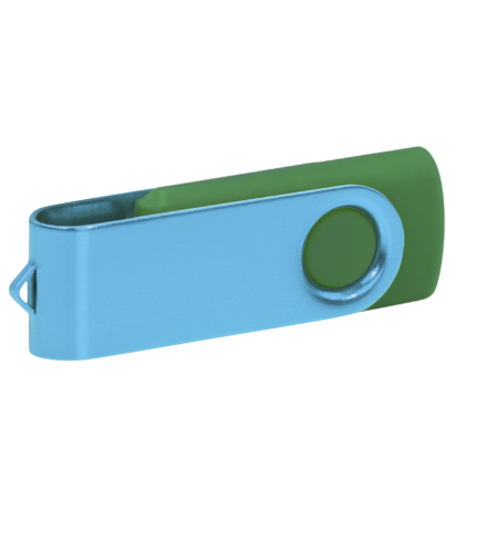 Pamięć USB PD-6 P056963U ciemnozielony / błękitny Pamięć USB PD-6 P056963U ciemnozielony / błękitny