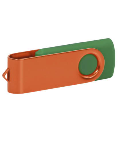 Pamięć USB PD-6 P056963U ciemnozielony / pomarańczowy Pamięć USB PD-6 P056963U ciemnozielony / pomarańczowy