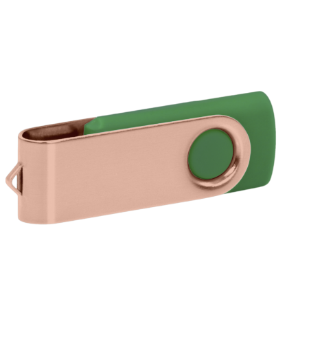 Pamięć USB PD-6 P056963U ciemnozielony / rose gold Pamięć USB PD-6 P056963U ciemnozielony / rose gold