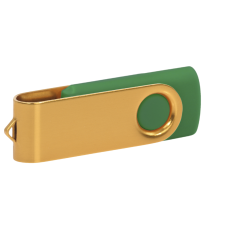 Pamięć USB PD-6 P056963U ciemnozielony / złoty Pamięć USB PD-6 P056963U ciemnozielony / złoty