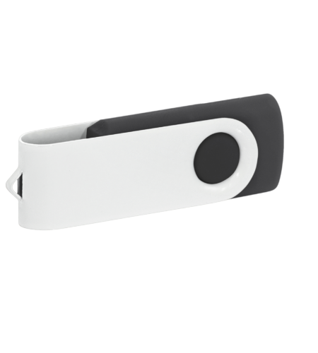 Pamięć USB PD-6 P056963U czarny / biały Pamięć USB PD-6 P056963U czarny / biały