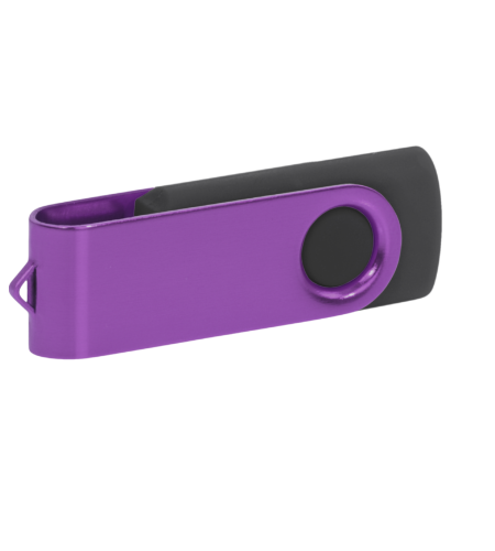 Pamięć USB PD-6 P056963U czarny / fioletowy Pamięć USB PD-6 P056963U czarny / fioletowy