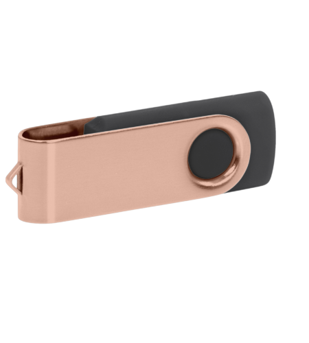 Pamięć USB PD-6 P056963U czarny / rose gold Pamięć USB PD-6 P056963U czarny / rose gold