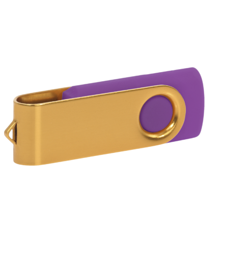 Pamięć USB PD-6 P056963U fioletowy / złoty Pamięć USB PD-6 P056963U fioletowy / złoty