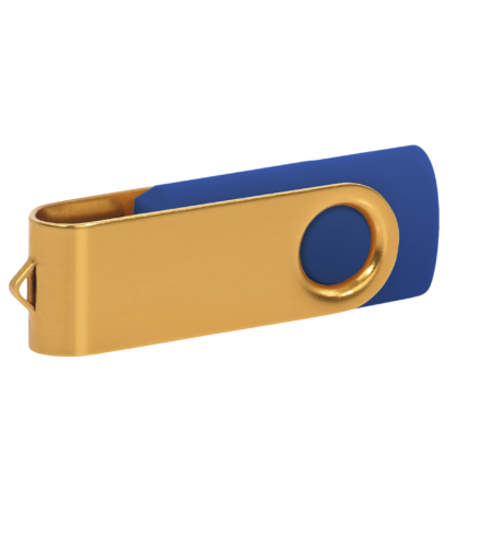 Pamięć USB PD-6 P056963U granatowy / złoty Pamięć USB PD-6 P056963U granatowy / złoty