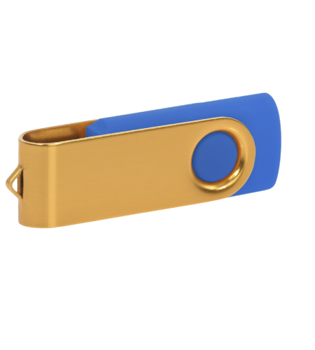 Pamięć USB PD-6 P056963U niebieski / złoty Pamięć USB PD-6 P056963U niebieski / złoty