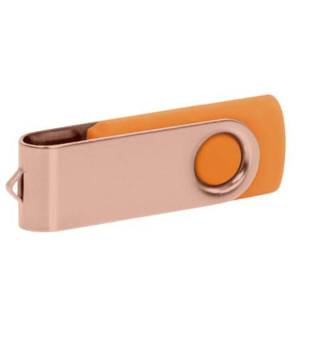 Pamięć USB PD-6 P056963U pomarańczowy / rose gold Pamięć USB PD-6 P056963U pomarańczowy / rose gold