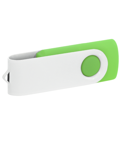 Pamięć USB PD-6 P056963U zielony / biały Pamięć USB PD-6 P056963U zielony / biały