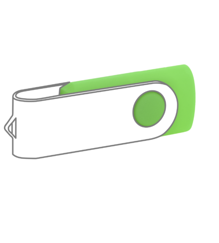 Pamięć USB PD-6 P056963U zielony / miks kolorów Pamięć USB PD-6 P056963U zielony / miks kolorów