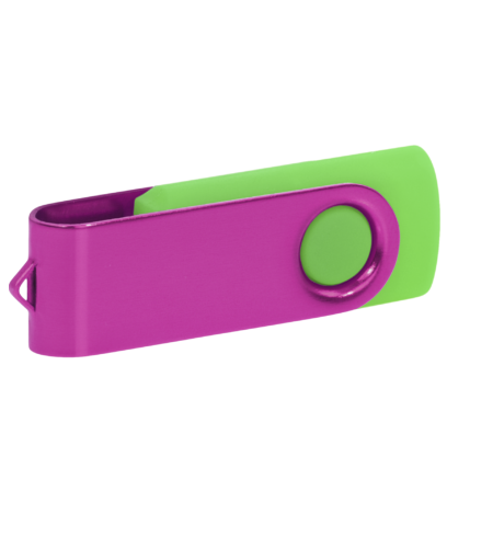 Pamięć USB PD-6 P056963U zielony / różowy Pamięć USB PD-6 P056963U zielony / różowy