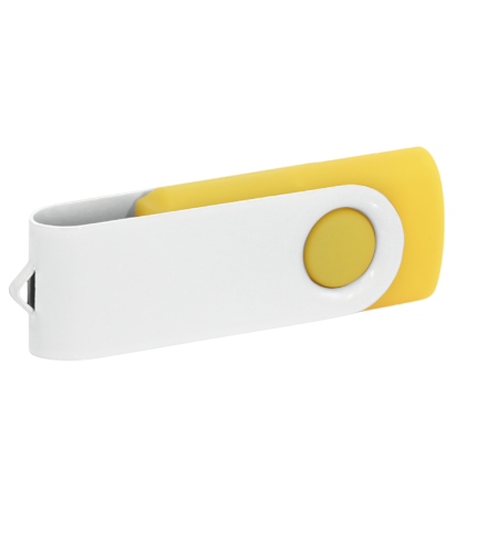 Pamięć USB PD-6 P056963U żółty / biały Pamięć USB PD-6 P056963U żółty / biały