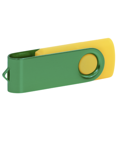 Pamięć USB PD-6 P056963U żółty / ciemnozielony Pamięć USB PD-6 P056963U żółty / ciemnozielony