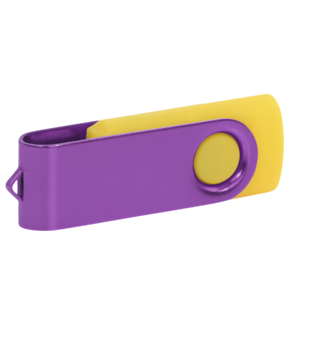 Pamięć USB PD-6 P056963U żółty / fioletowy Pamięć USB PD-6 P056963U żółty / fioletowy