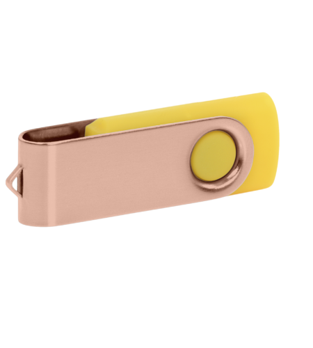 Pamięć USB PD-6 P056963U żółty / rose gold Pamięć USB PD-6 P056963U żółty / rose gold