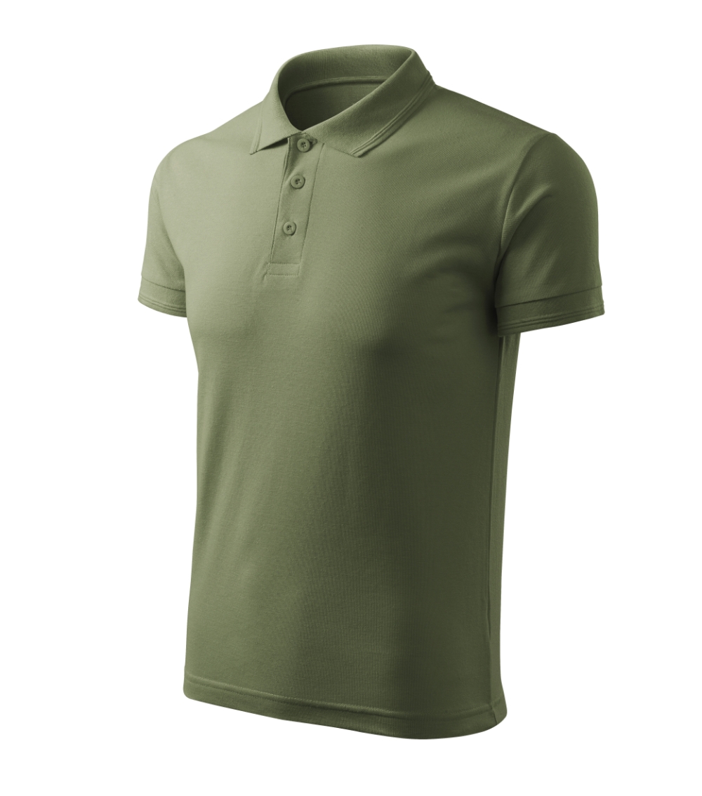 Koszulka polo męska Pique Polo Free P064298F khaki