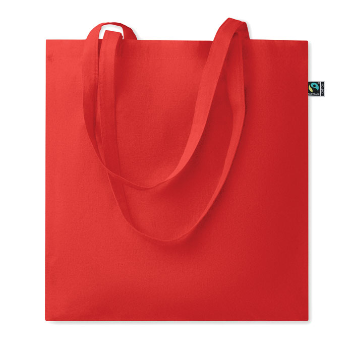 Torba na zakupy Fairtrade 180gr P146963O czerwony