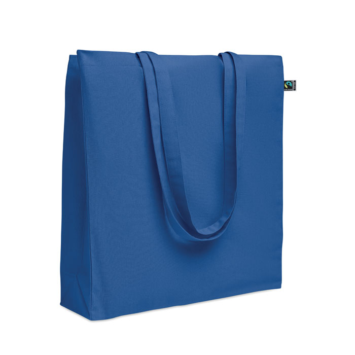 Torba na zakupy Fairtrade 180 g P146974O niebieski
